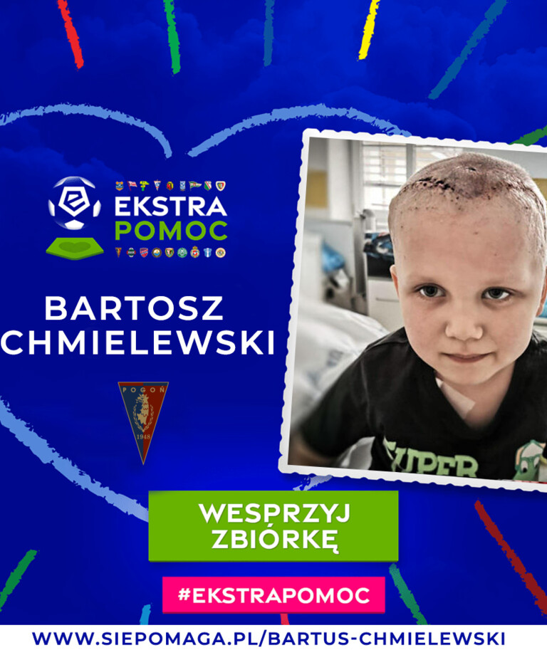 #EkstraPomoc | kluby Ekstraklasy wspierają Bartka z Polic