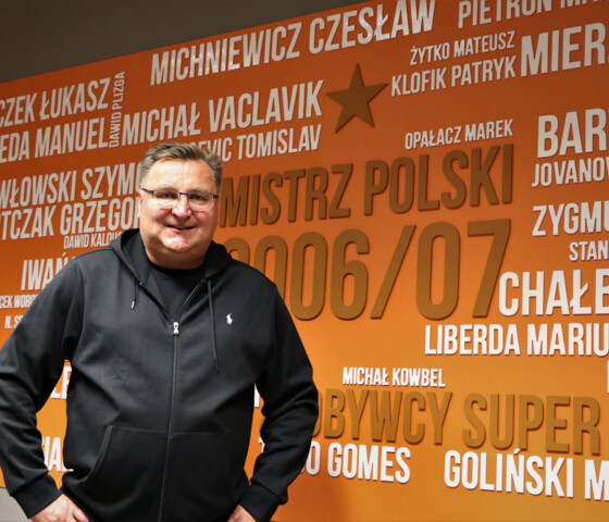 Czesław Michniewicz na Stadionie Zagłębia