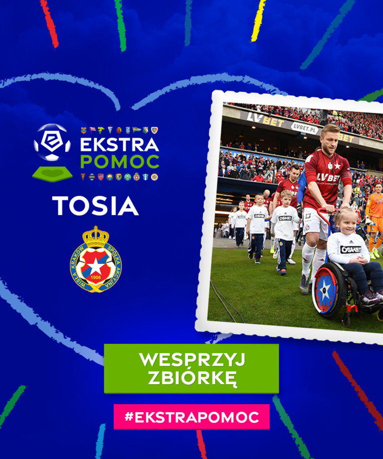 #EkstraPomoc - Kluby Ekstraklasy wspierają Tosię