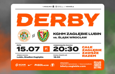 Bilety na Derby Dolnego Śląska już w sprzedaży!