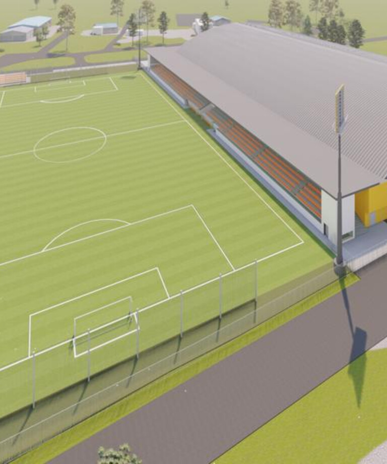 Na Stadionie Górniczym powstaną hala i boisko Na Stadionie Górniczym powstaną hala i boisko