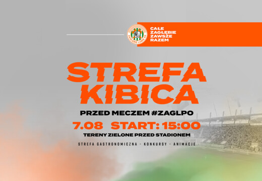 Strefa kibica przed meczem z Lechem Poznań!