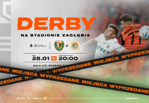 Wspólne oglądnie derbów na Stadionie Zagłębia | Miejsca wyprzedane