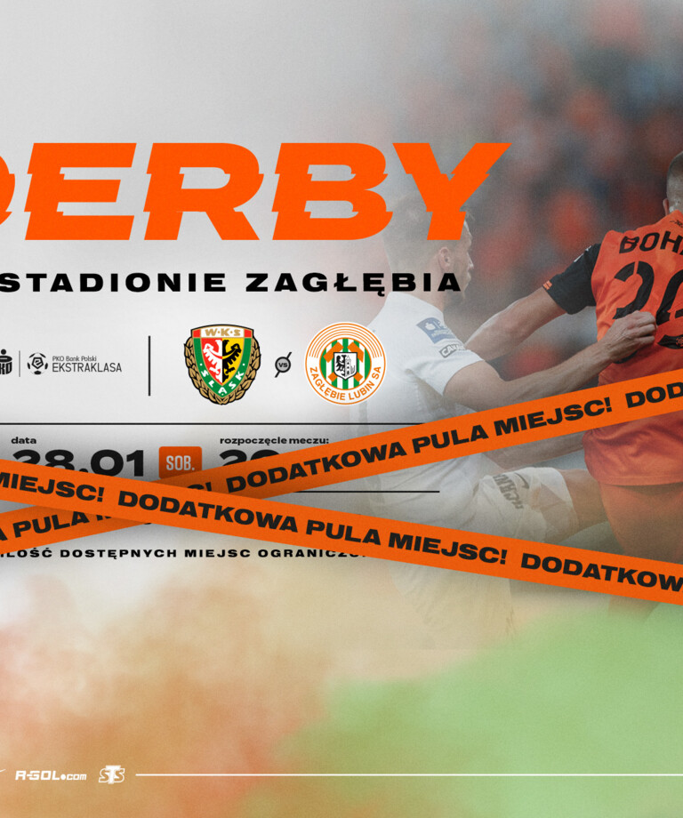 Wspólne oglądnie derbów na Stadionie Zagłębia | Dodatkowa pula biletów Wspólne oglądnie derbów na Stadionie Zagłębia | Dodatkowa pula biletów