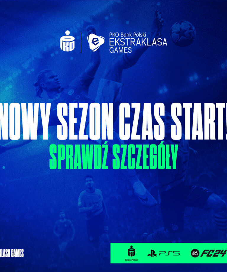 Czas na szósty sezon PKO Bank Polski Ekstraklasa Games Czas na szósty sezon PKO Bank Polski Ekstraklasa Games