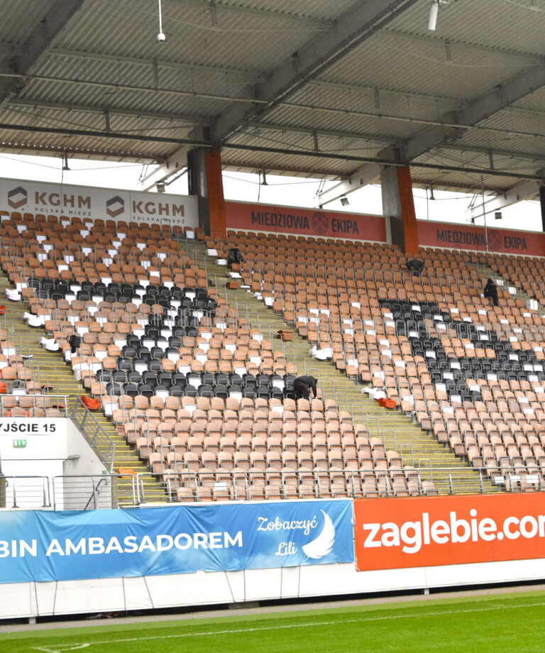 Ruszyła wymiana krzesełek na KGHM Zagłębie Arena Ruszyła wymiana krzesełek na KGHM Zagłębie Arena