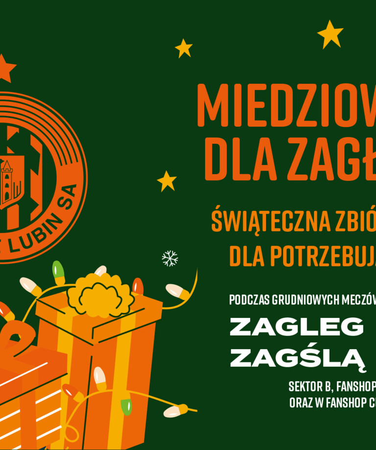 Świąteczna zbiórka słodyczy na KGHM Zagłębie Arena Świąteczna zbiórka słodyczy na KGHM Zagłębie Arena
