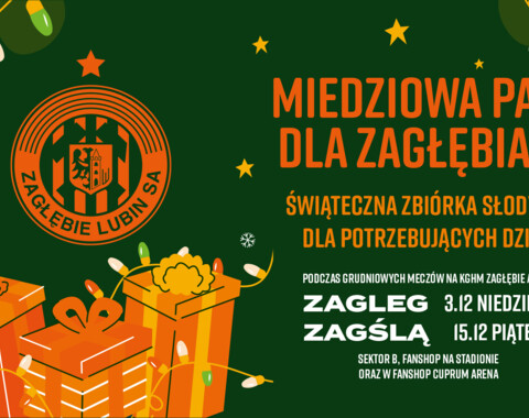 Świąteczna zbiórka słodyczy na KGHM Zagłębie Arena