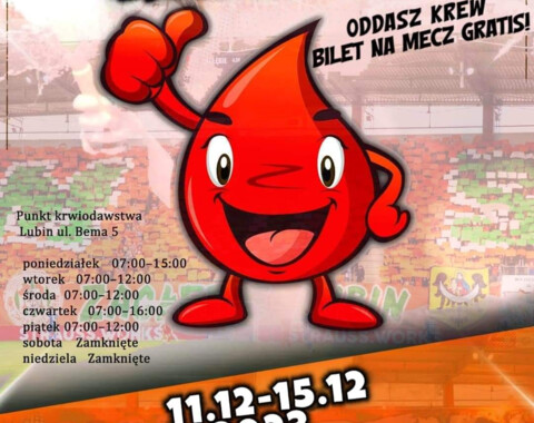 Oddaj krew i zdobądź wejściówkę na Derby Dolnego Śląska
