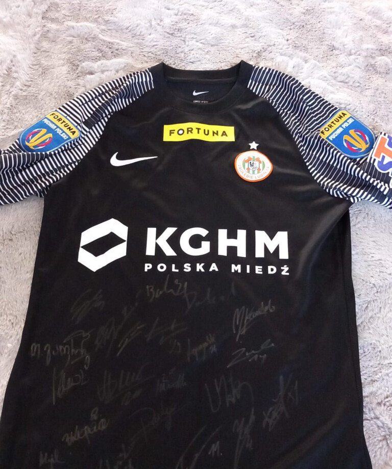 Licytacja koszulki Sasy Zivca dla TOZ Lubin Licytacja koszulki Sasy Zivca dla TOZ Lubin