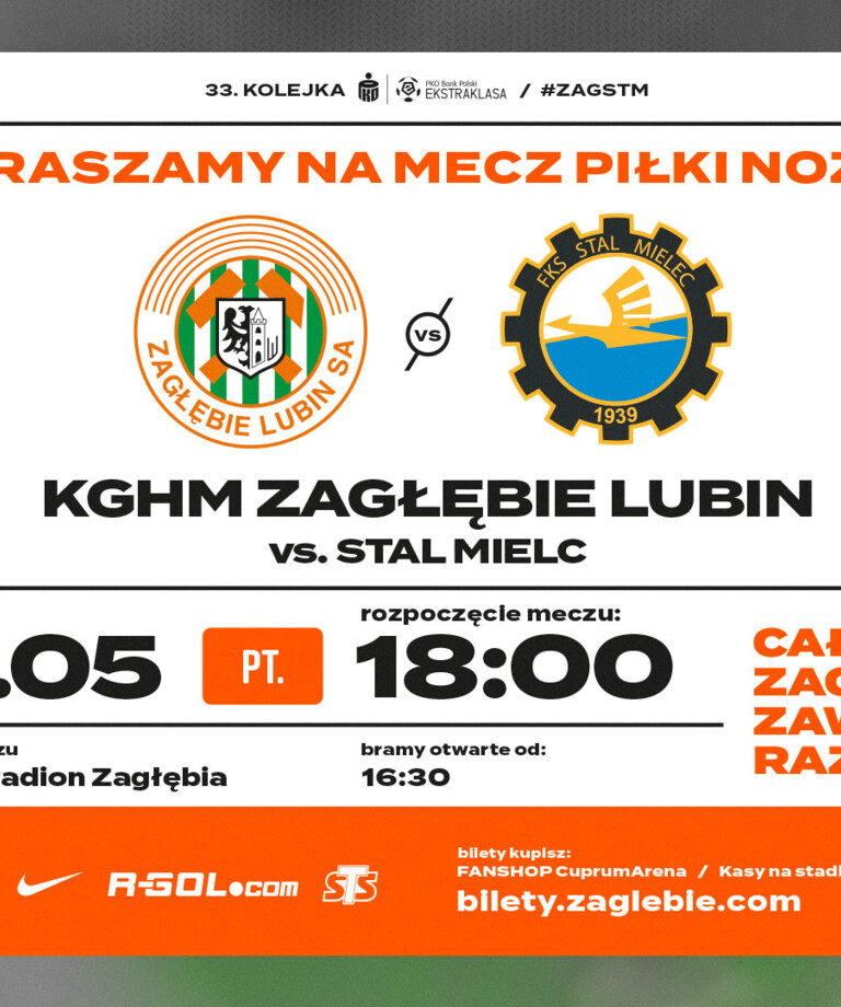 Kup bilet na mecz ze Stalą Mielec Kup bilet na mecz ze Stalą Mielec
