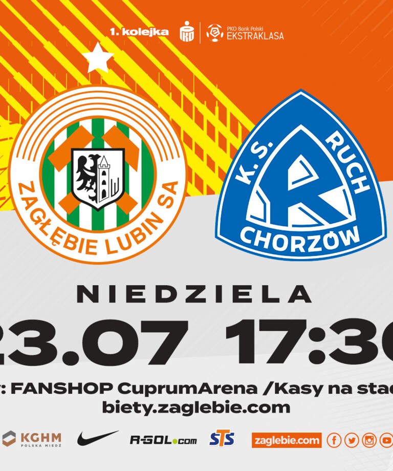 Ruszyła sprzedaż biletów na mecz z Ruchem Chorzów! Ruszyła sprzedaż biletów na mecz z Ruchem Chorzów!