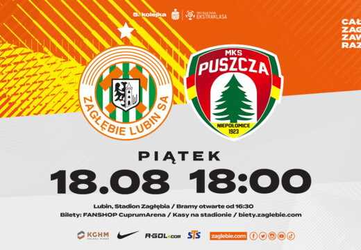 Ruszyła sprzedaż biletów na mecz z Puszczą Niepołomice! 