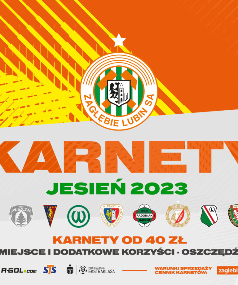 Ostatnia szansa na zakup karnetu JESIEŃ 2023! Ostatnia szansa na zakup karnetu JESIEŃ 2023!