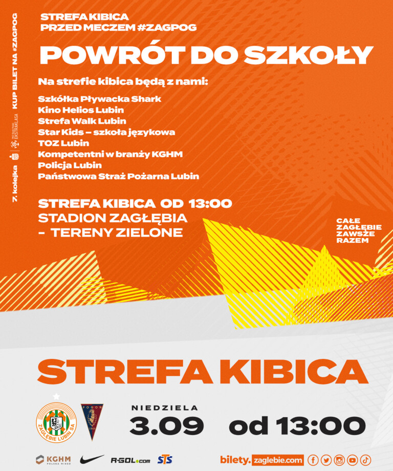 Przedmeczowa strefa "Powrót do Szkoły" Przedmeczowa strefa "Powrót do Szkoły"