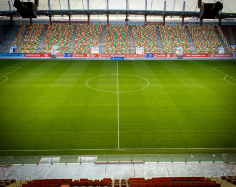 Nowe krzesełka w barwach klubowych! Stadion Zagłębia zyska nowe oblicze