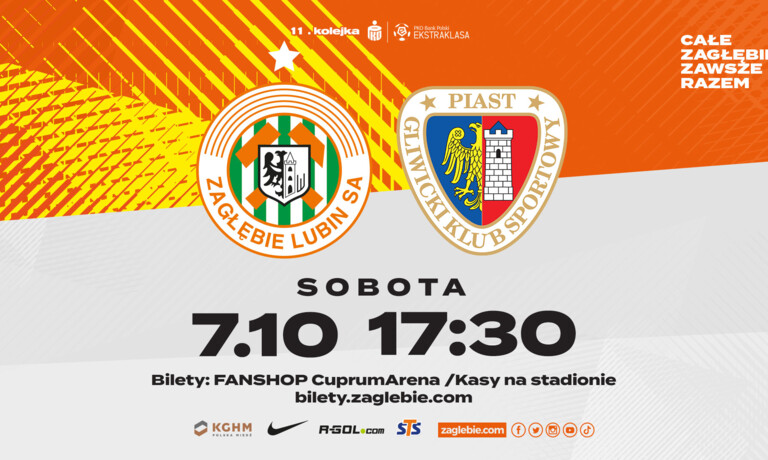 Bilety na mecz z Piastem Gliwice już w sprzedaży!
