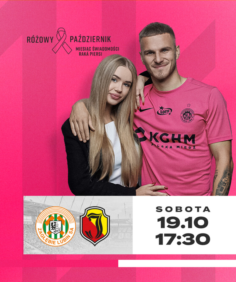 Różowy październik | Bilety dla Pań na mecz z Jagiellonią w cenie 5 złotych Różowy październik | Bilety dla Pań na mecz z Jagiellonią w cenie 5 złotych