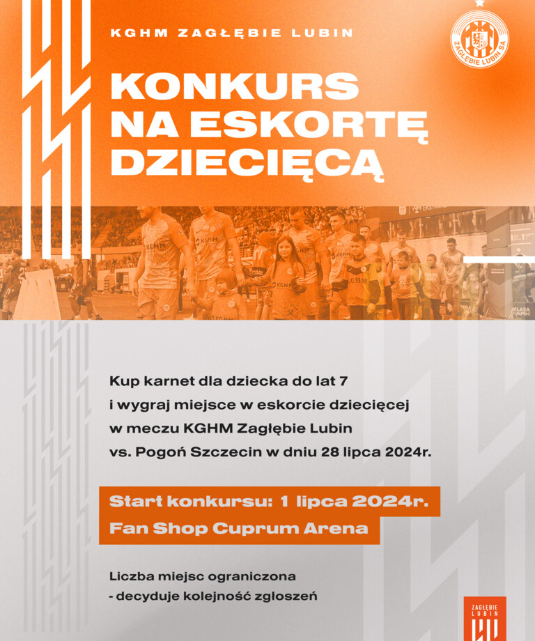 Kup karnet dziecięcy i wygraj miejsce w eskorcie dziecięcej Kup karnet dziecięcy i wygraj miejsce w eskorcie dziecięcej