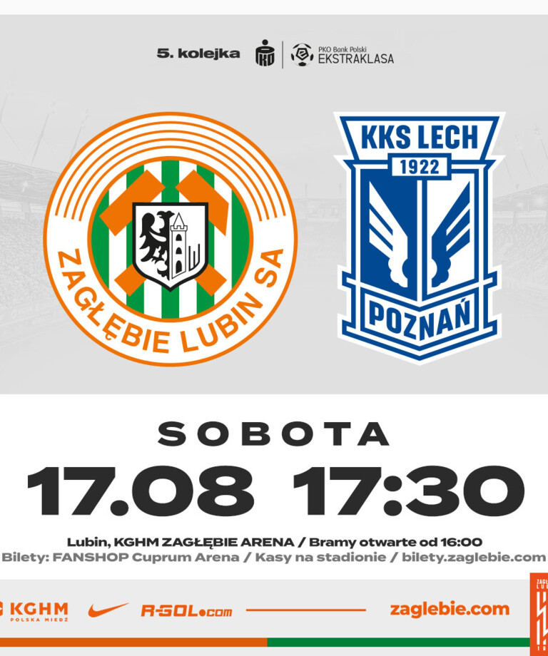 Kup bilet na mecz z Lechem Poznań! Kup bilet na mecz z Lechem Poznań!