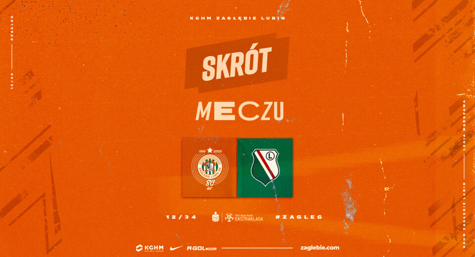 KGHM Zagłębie Lubin - Legia Warszawa | Skrót meczu