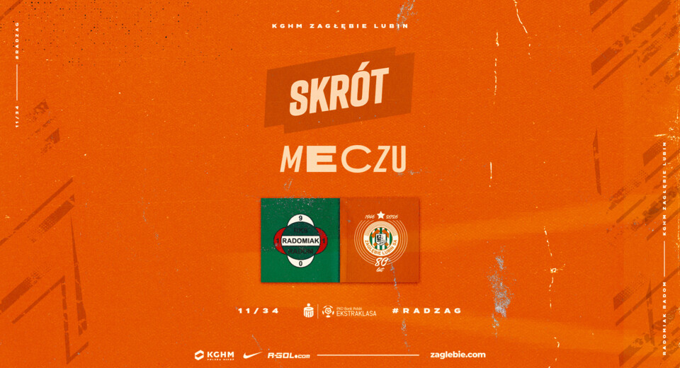 Radomiak Radom - KGHM Zagłębie Lubin | Skrót meczu