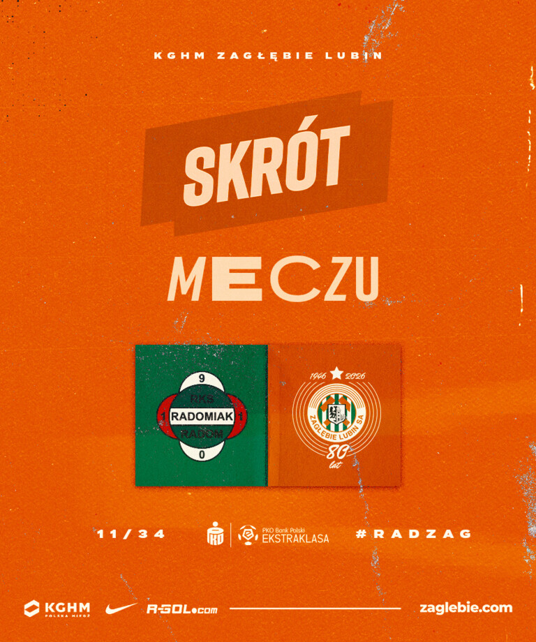 Radomiak Radom - KGHM Zagłębie Lubin | Skrót meczu