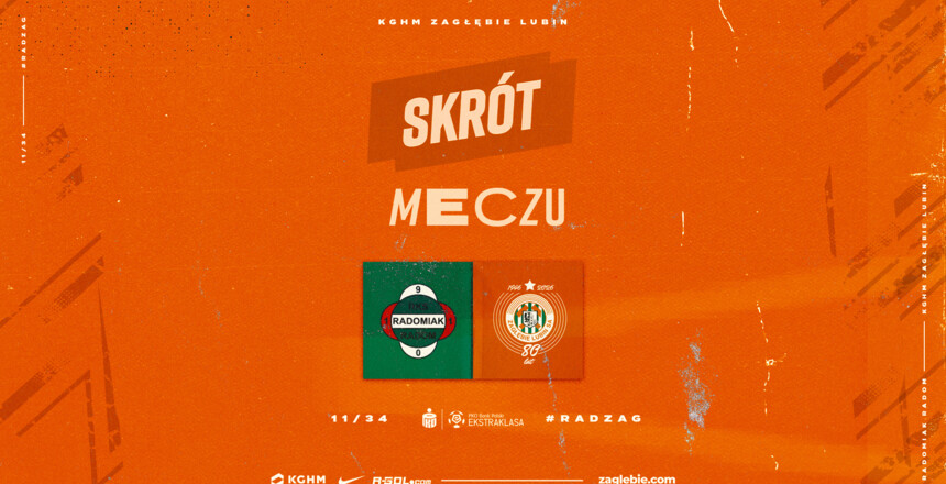 Radomiak Radom - KGHM Zagłębie Lubin | Skrót meczu