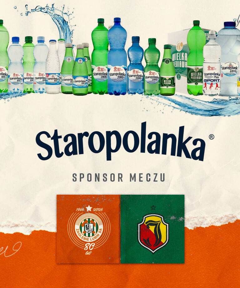 Uzdrowiska Kłodzkie S.A. sponsorem meczu KGHM Zagłębia Lubin z Jagiellonią Białystok