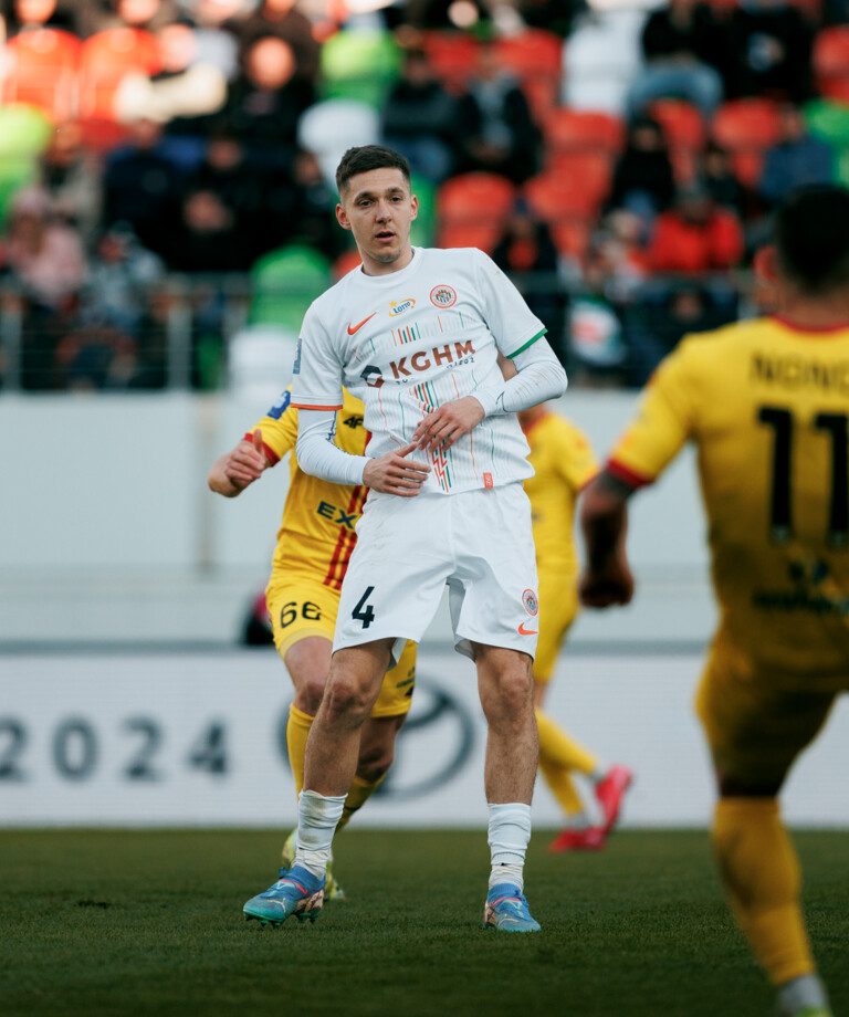 Damian Michalski po spotkaniu z Koroną Kielce Damian Michalski po spotkaniu z Koroną Kielce