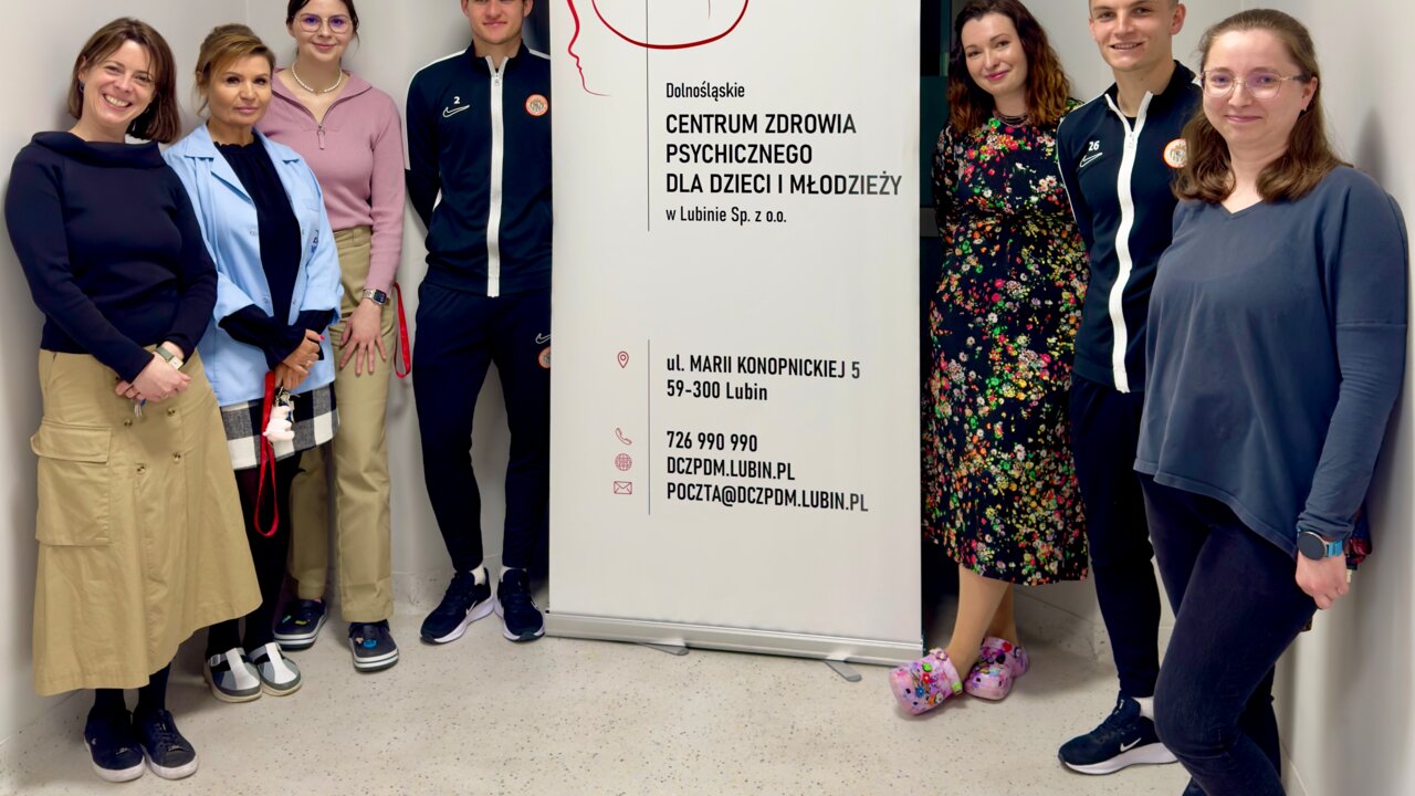 Jakub Kolan i Kamil Sochań odwiedzili Dolnośląskie Centrum Zdrowia Psychicznego Jakub Kolan i Kamil Sochań odwiedzili Dolnośląskie Centrum Zdrowia Psychicznego