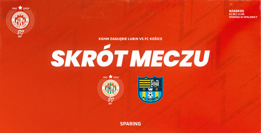 KGHM Zagłębie Lubin 3:2 FC Košice | Skrót meczu i wypowiedź Dyrektora Rafała Ulatowskiego