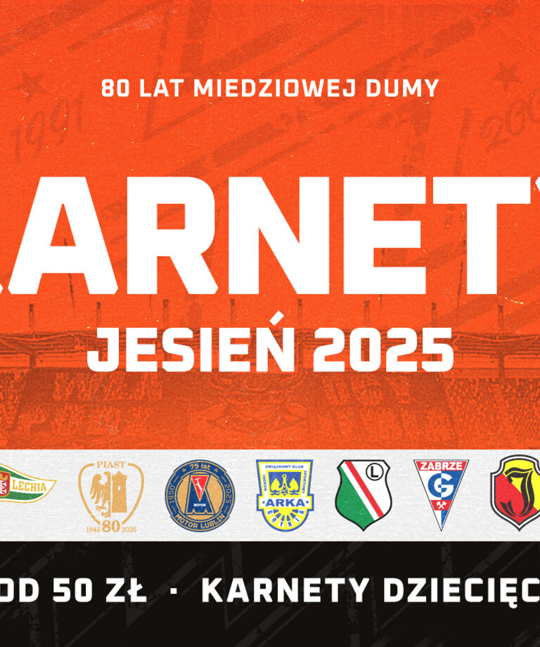 Ruszyła sprzedaż karnetów Jesień 2025! Ruszyła sprzedaż karnetów Jesień 2025!