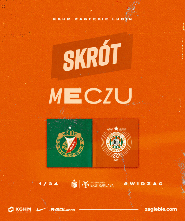 Widzew Łódź - KGHM Zagłębie Lubin | Skrót meczu