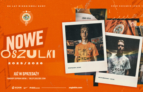 Nowa koszulka meczowa KGHM Zagłębia Lubin na sezon 2025/2026