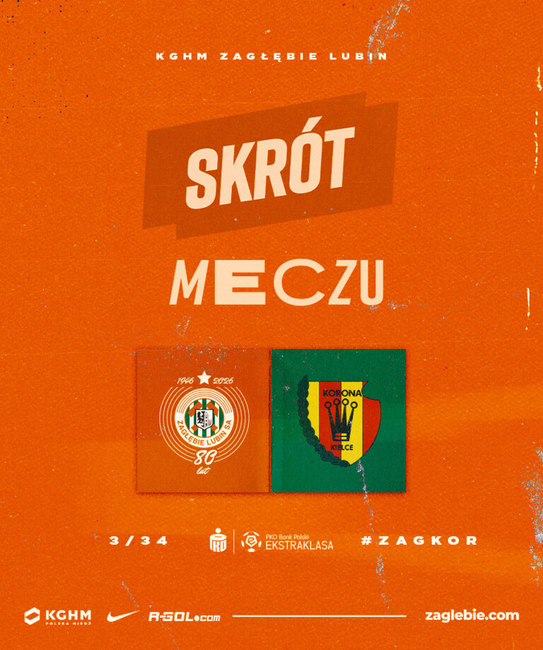 KGHM Zagłębie Lubin - Korona Kielce | Skrót meczu