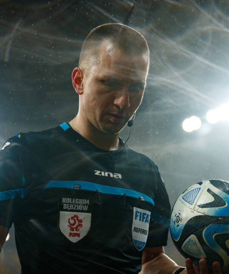 Bartosz Frankowski posędziuje mecz KGHM Zagłębia z Lechią