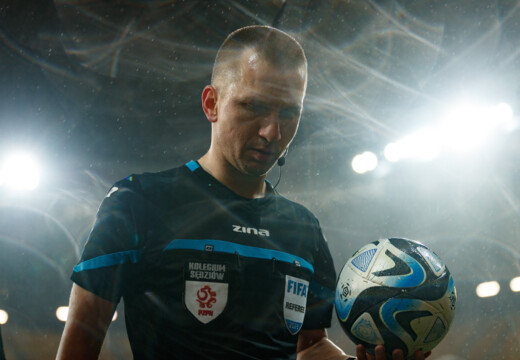 Bartosz Frankowski posędziuje mecz KGHM Zagłębia z Lechią