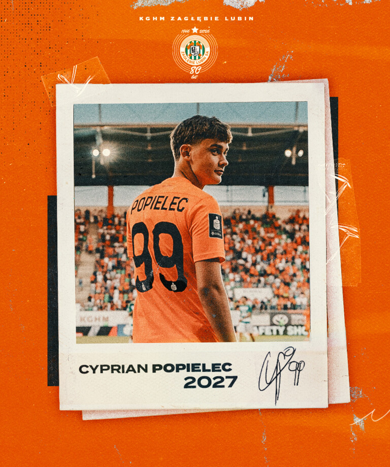 Cyprian Popielec przedłużył kontrakt z KGHM Zagłębiem Lubin!