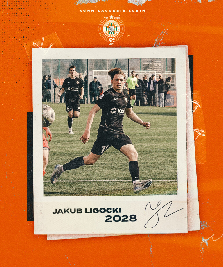 Jakub Ligocki na dłużej w KGHM Zagłębiu Lubin! 