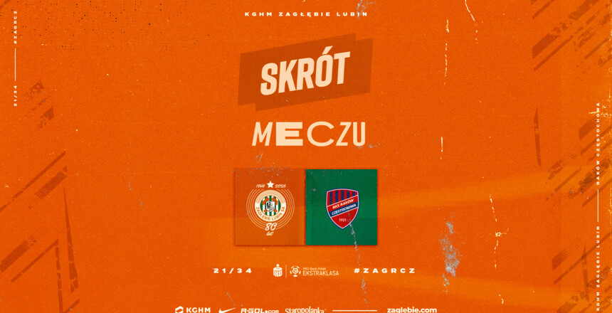 KGHM Zagłębie Lubin - Raków Częstochowa | Skrót meczu