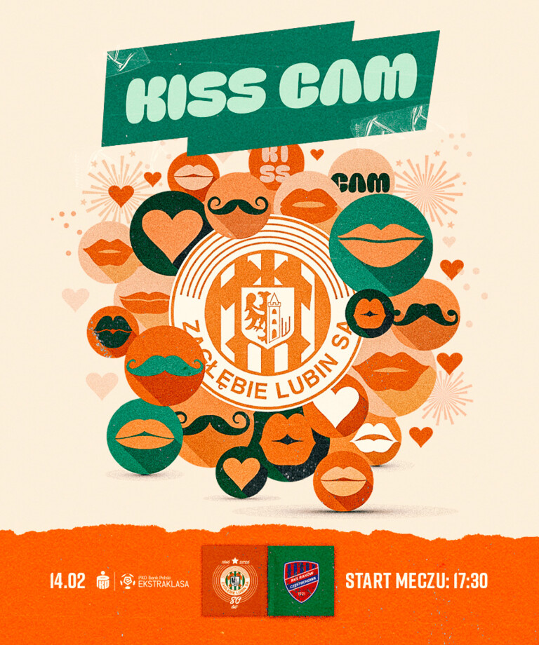 Kiss Cam w przerwie meczu z Rakowem