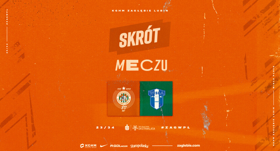 KGHM Zagłębie Lubin - Wisła Płock | Skrót meczu