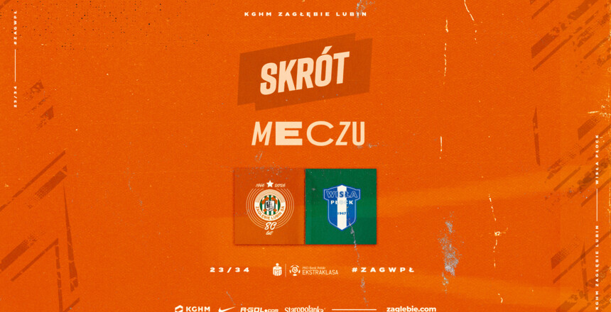 KGHM Zagłębie Lubin - Wisła Płock | Skrót meczu