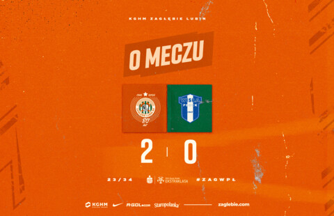 Dublet Grzybka za trzy punkty | Miedziowi zrównują się z liderem 