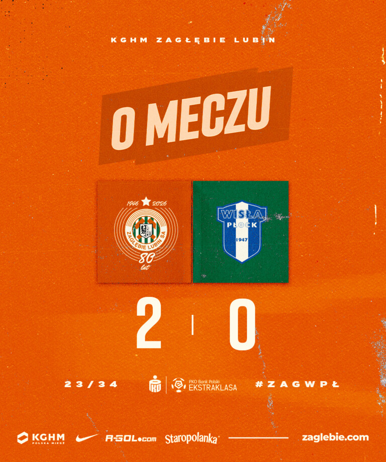 Dublet Grzybka za trzy punkty | Miedziowi zrównują się z liderem 