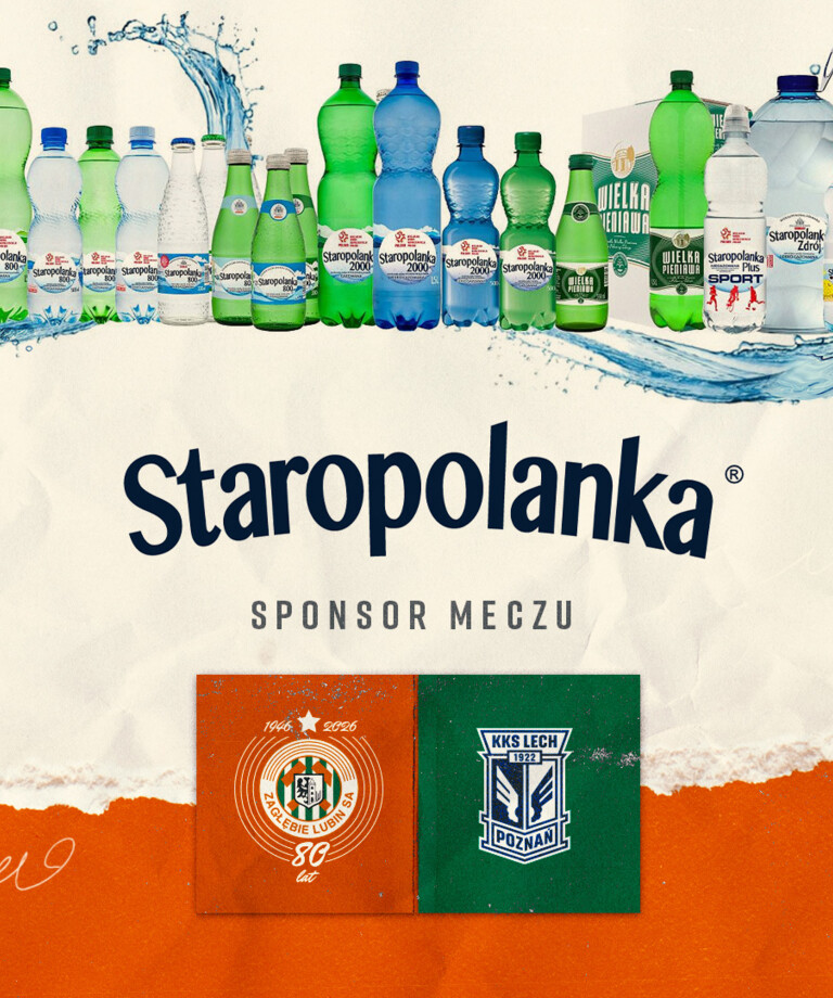 Staropolanka sponsorem meczu z Lechem Poznań!