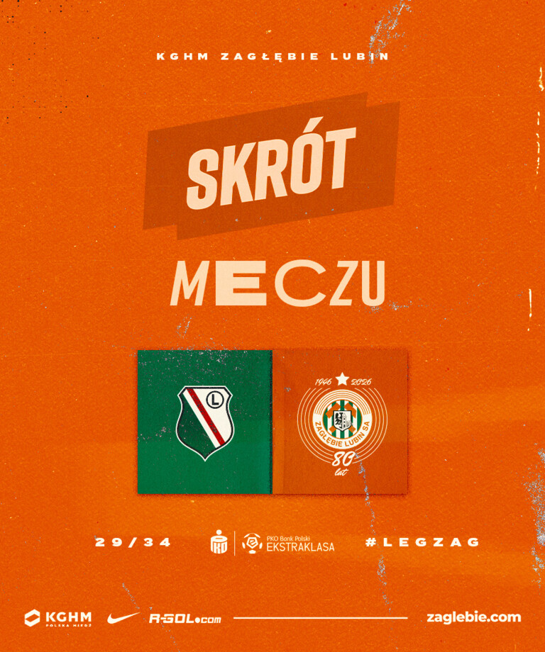 Legia Warszawa - KGHM Zagłębie Lubin | Skrót meczu