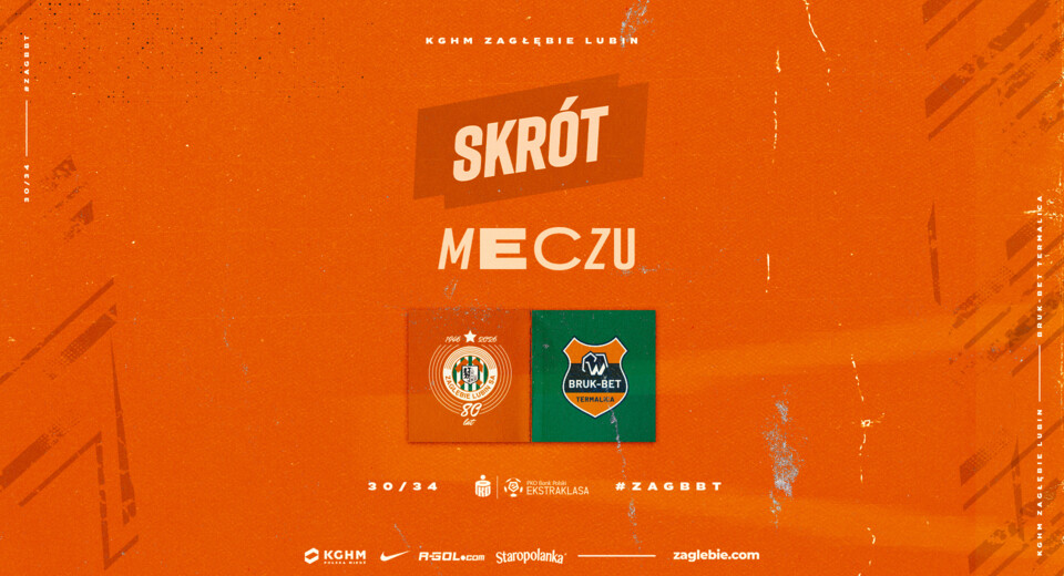 KGHM Zagłębie Lubin - Bruk-Bet Termalica Nieciecza | Skrót meczu