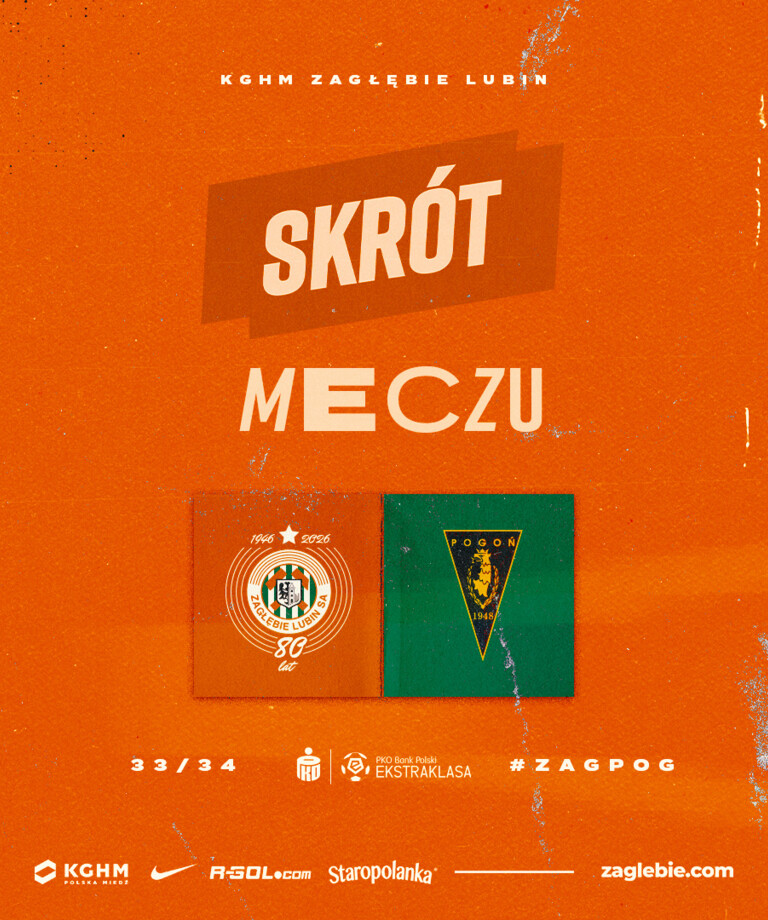 KGHM Zagłębie Lubin - Pogoń Szczecin | Skrót meczu